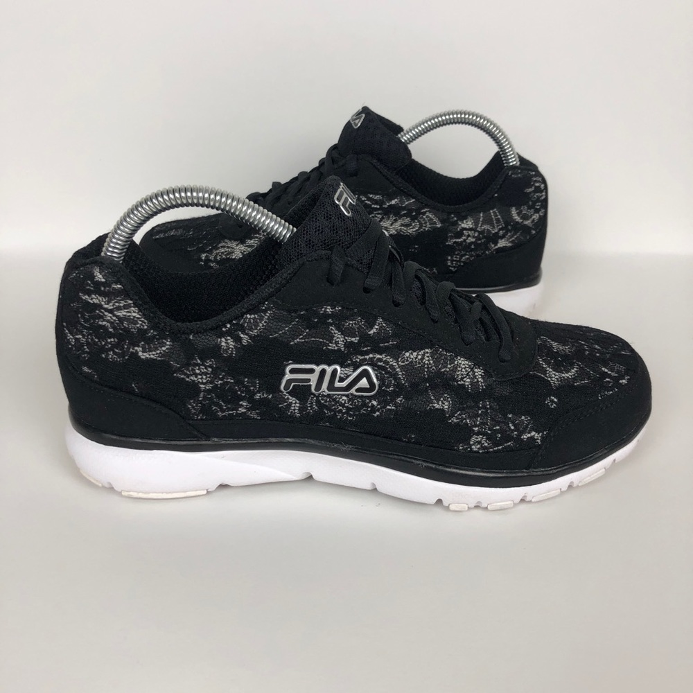 Fila Lace Floral Running Walking Sneaker Shoe